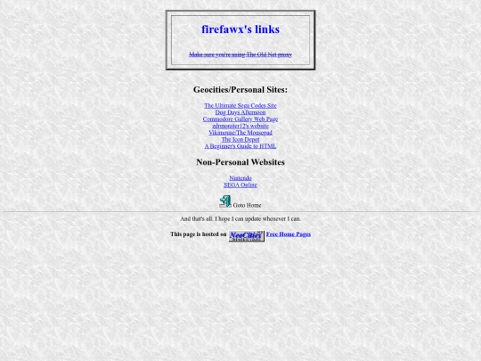 1997web/links screenshot
