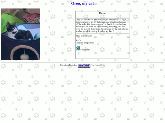 1997web/oreo/oreo screenshot
