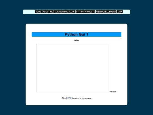 python/pythongui1 screenshot