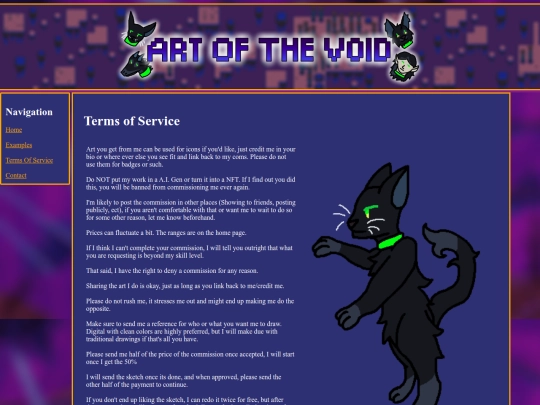 ToS screenshot