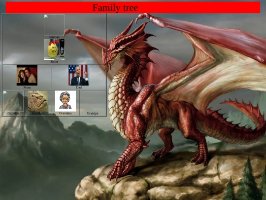 familly tree screenshot