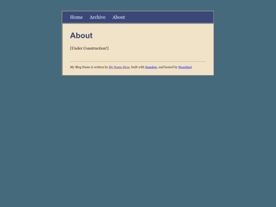 blog/about screenshot