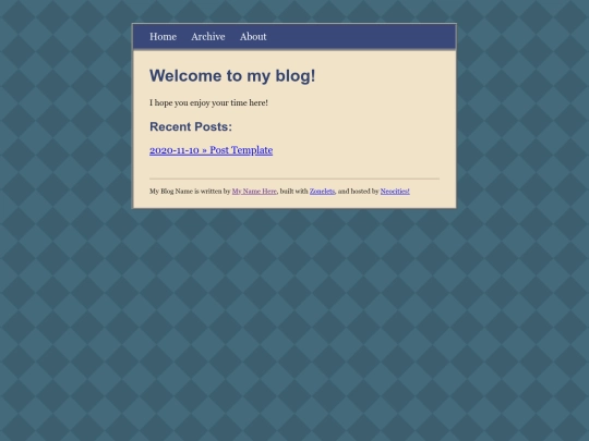blog screenshot