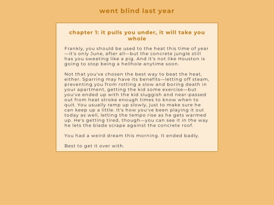 went blind last year 1 screenshot