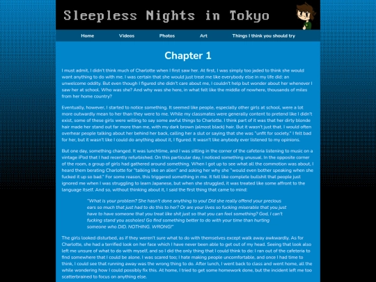 SleeplessNights/Chapter1 screenshot