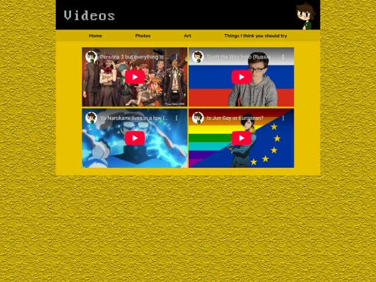 videos screenshot