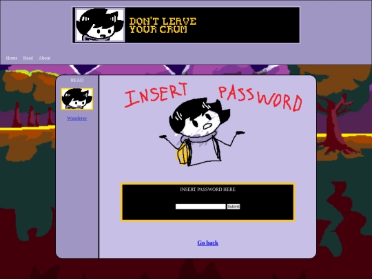 wanderer/teaser/wordpass screenshot