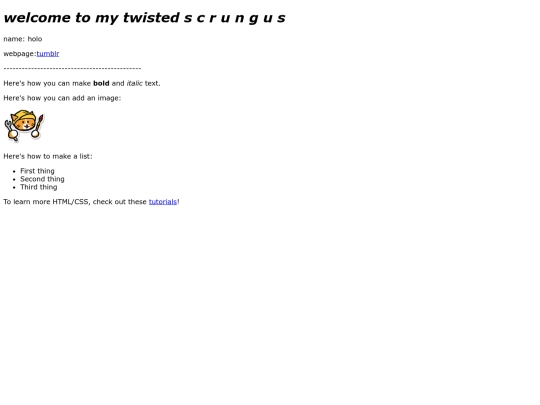 index screenshot