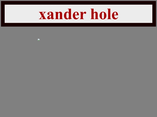 xanderhole screenshot