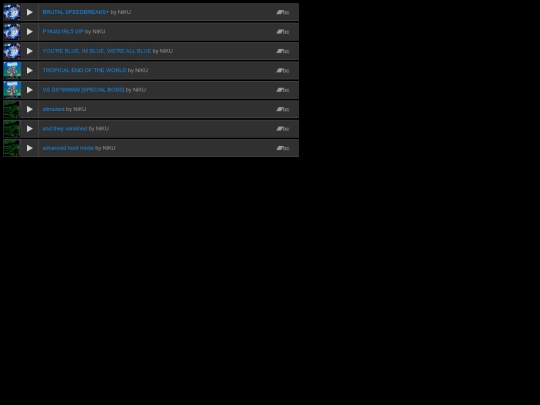 CHARACTERS/niku/bandcampcollection screenshot