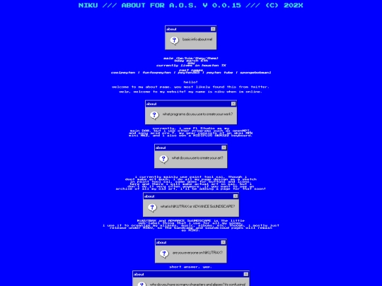 aboutnew screenshot