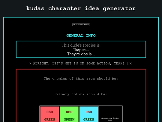 characterideagenerator screenshot