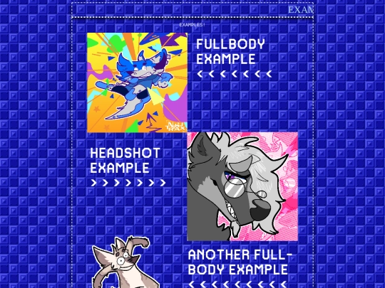 commissions/examples screenshot