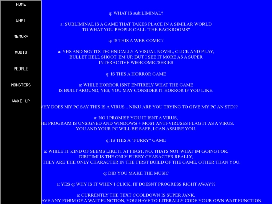 webcomic/subliminal/about screenshot