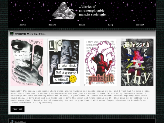 zines/women-who-scream screenshot