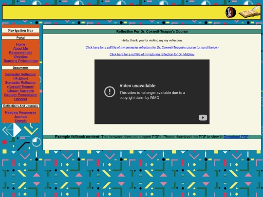 semesterreflection2 screenshot