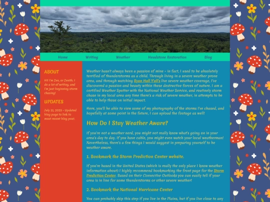 weather screenshot