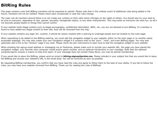 rules screenshot