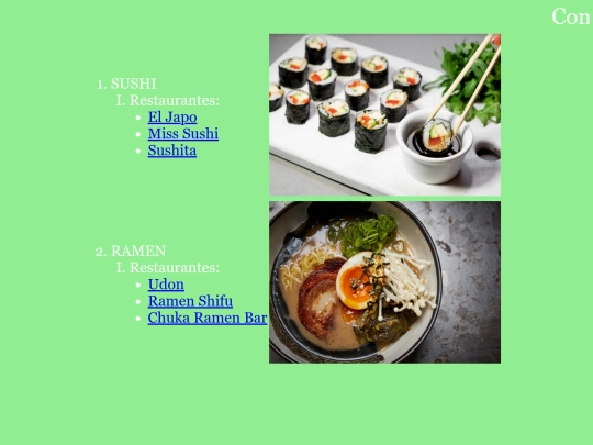 Japón/comida screenshot