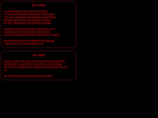 blog/archive screenshot