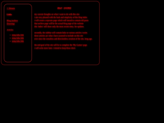 blog screenshot