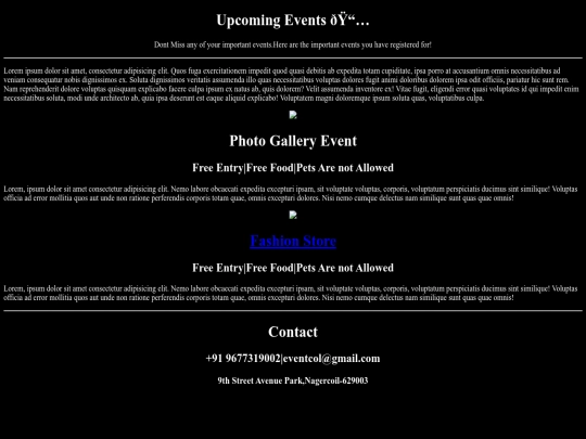 Event/event screenshot