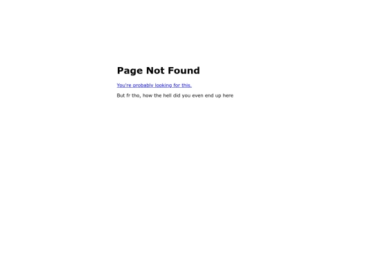 not_found screenshot