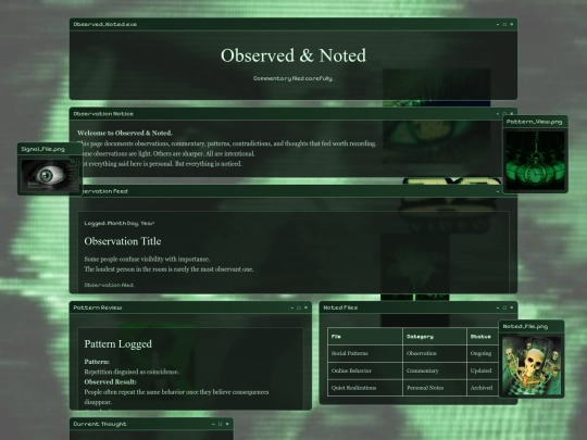 observed-noted screenshot
