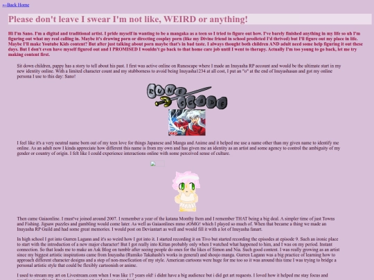 AboutMe screenshot