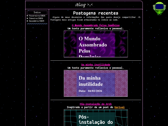 blog screenshot