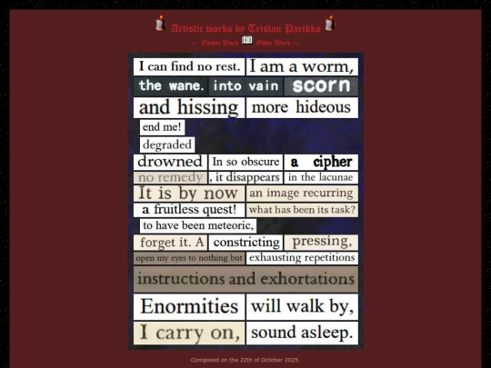 poem_icanfindnorestiamaworm screenshot