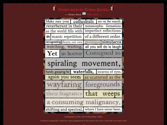 poem_makesureyourcathedralsareonthemarch screenshot