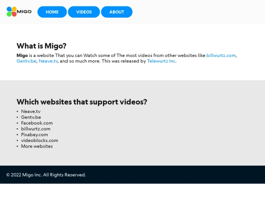 migo/about screenshot