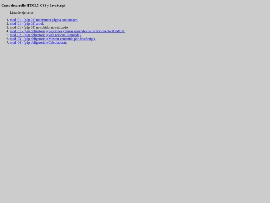index screenshot
