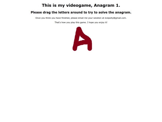 anagram screenshot