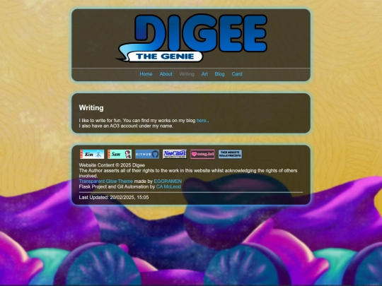 writing screenshot