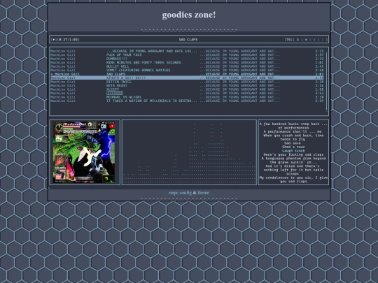 config screenshot