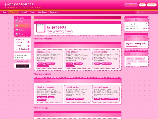 projects screenshot