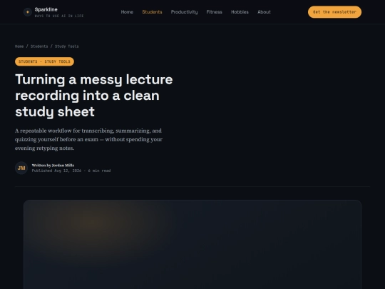 article screenshot