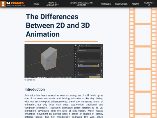 24 Frames/2Dvs3D screenshot