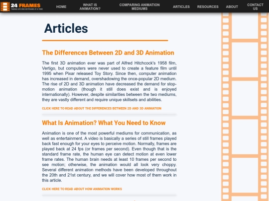 24 Frames/articles screenshot