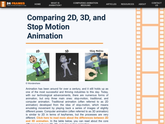 24 Frames/comparing animation screenshot