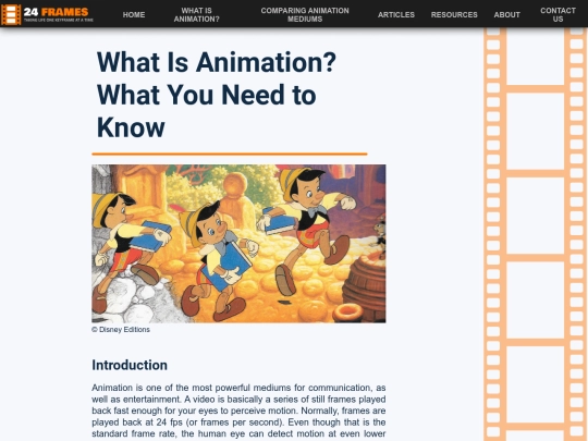 24 Frames/what is animation screenshot