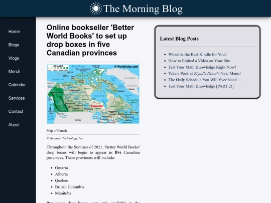 BlogPost screenshot