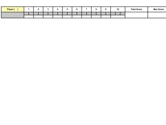 BowlingScorecard screenshot