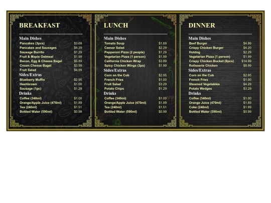 RestaurantMenu screenshot