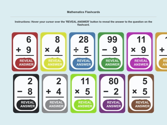 RevisionCards screenshot