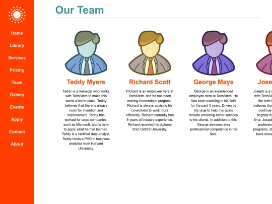 StaffPage screenshot