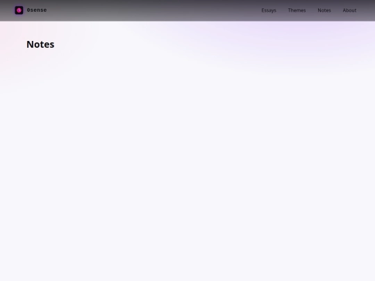 notes screenshot