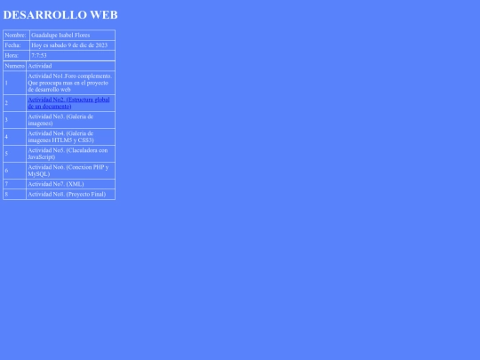 index screenshot